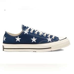 Converse Chuck 70, Size: 8 women, 6 men, Color: Navy, White stars & Egret